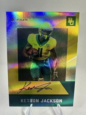 2023 ONIT Athlete Ketron Jackson Jr. 146/150 ON CARD AUTO Baylor Bears WR NM