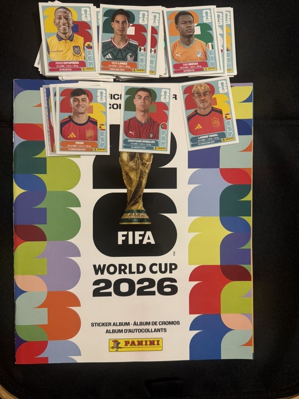 2026 FIFA World Cup Panini (Soft Cover) Album USA Edition Plus Stickers
