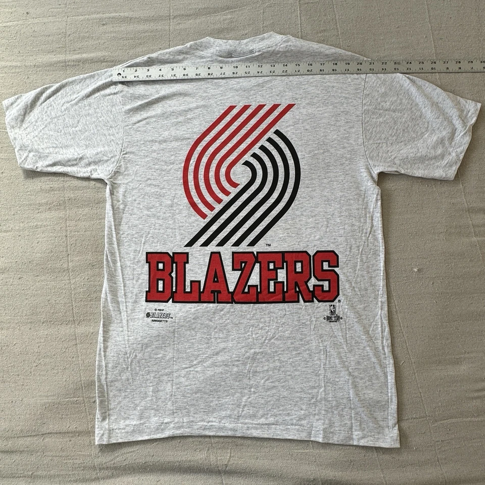 Camiseta Vintage PORTLAND TRAIL BLAZERS GRANDE NBA Nunca Usada PEGATINA BOMBO Yang 90 Foto 2 de 4