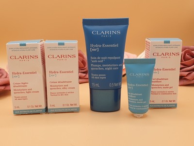 Clarins   Hydra Essentiel HA2 Silky, Light  Creme, Matte Gel SET 30ml Gesamt
