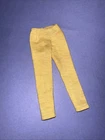 Vintage Barbie Doll Fashion PAK Mustard Yellow Knit Pants TLC ~ 1960's