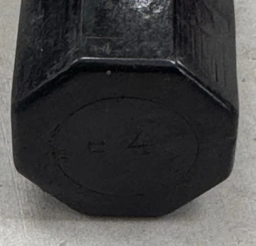 Vintage Bakelite Catalin Black Bar Stock rod 722g 1930’s USA Pin Pendant Jewelry