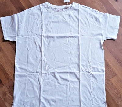 Next Damenshirt  T-Shirt Größe 48/50  weiß Kurzarm