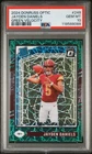 2024 PANINI DONRUSS OPTIC GREEN VELOCITY #248 JAYDEN DANIELS ROOKIE RC PSA 10