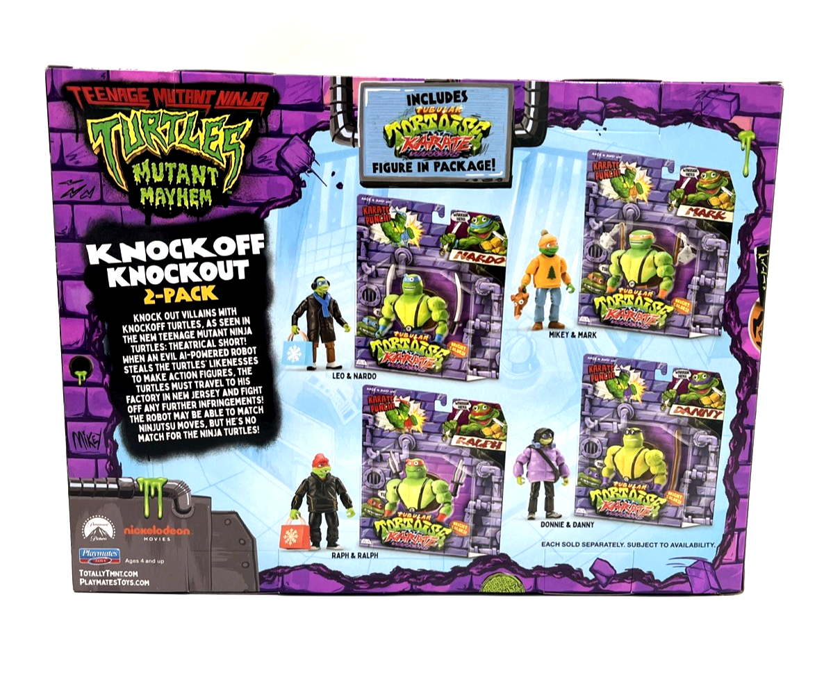 TMNT Tubular Tortoise Karate Warriors Mikey Mark Knock Off