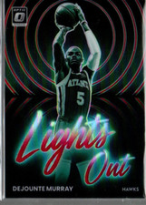 2022-23 Donruss Optic Lights Out Red #7 Dejounte Murray /99
