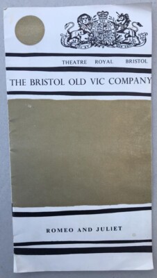 Bristol Theatre Royal Programm - Romeo und Julliet