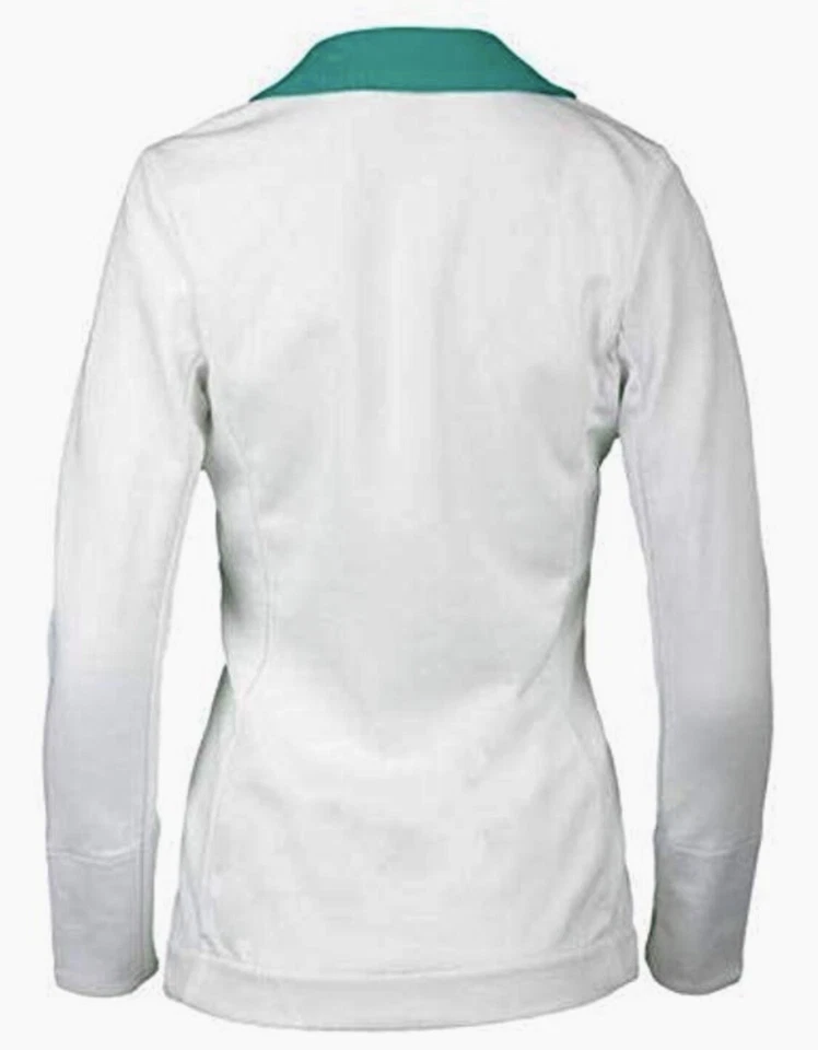 Blazer Chaqueta Tenis LOVE FILA Marion Bartoli Blanco Verde MB NUEVO Para Mujer Talla S M Foto 4 de 4