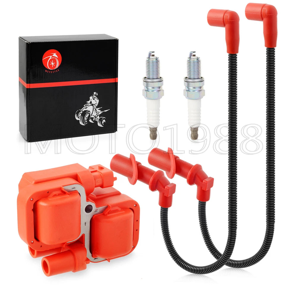 Bobina de encendido y tapa de bujía con cable para Polaris RZR S 4 800 EFI 2008 2009 2010 Foto 4 de 4