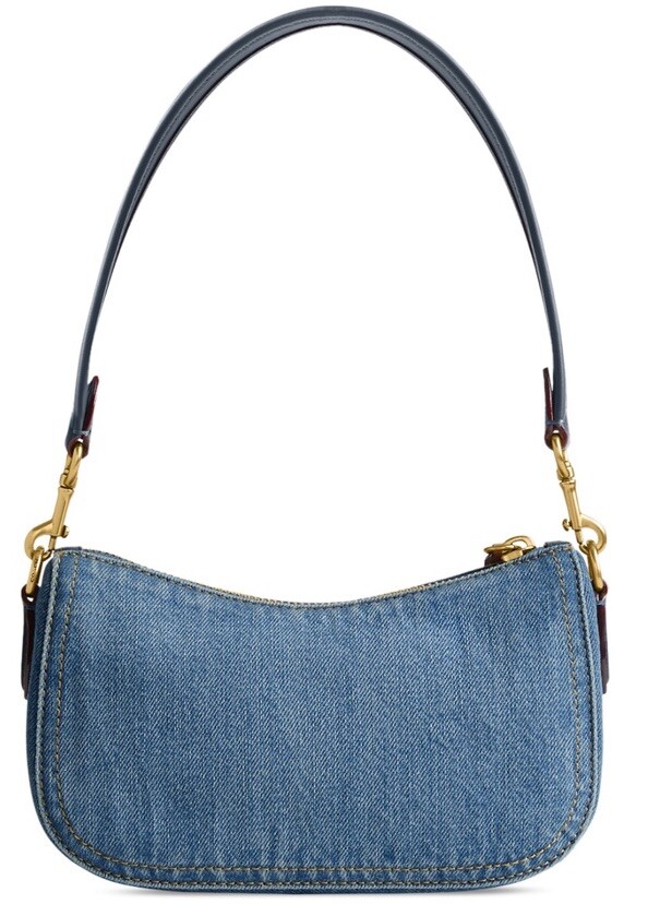バッグ Coach Legacy Denim Accessory Pouch Bag COACH Signature Legacy Denim Accessory Pouch Mini Hand Bag
