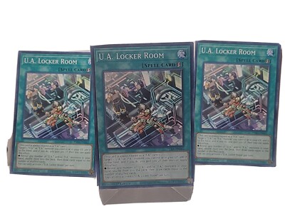 U.A. Locker Room PHRA-EN062 3X X3 Yugioh Phantom Rage 1st Edition New Spell