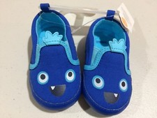 NWT Gymboree Boys Crib shoes Blue Shoes Tiny team 01,03,04