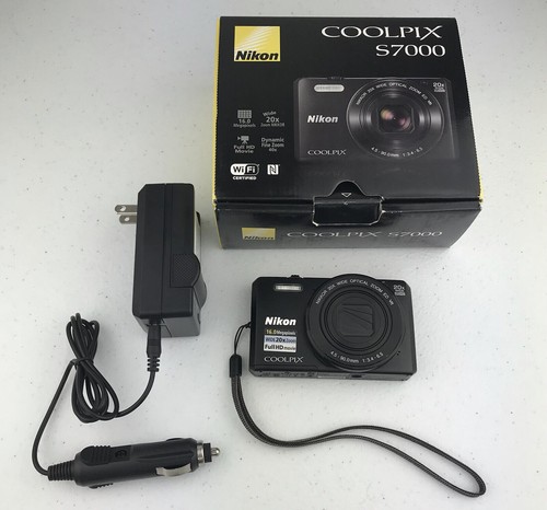 Nikon Coolpix S7000 Digital Camera - Black