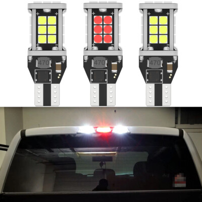 #ad 2 White 1 Red 921 912 LED Bulbs for 1997 2021 Ford F 150 Cargo 3rd Brake Lights $12.97