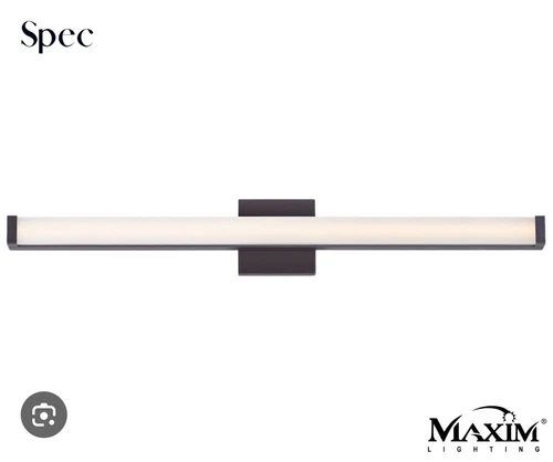 Maxim Spec Vanity Bathroom Vanity Light in Bronze - Picture 1 of 5