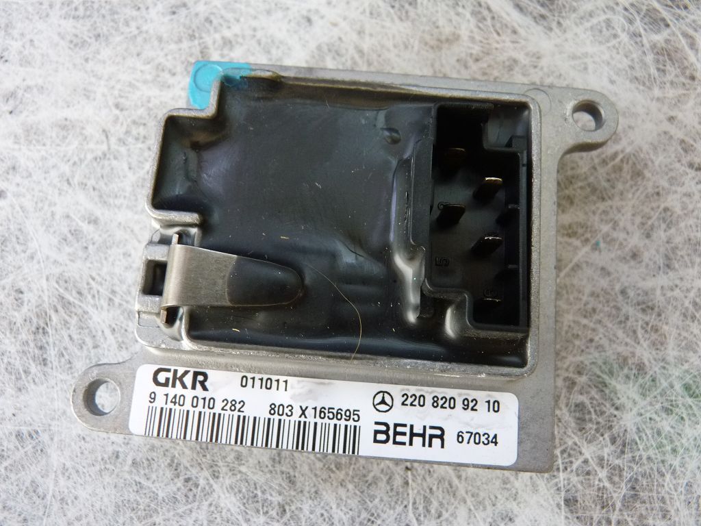 Mercedes W163 ML heating resistance blower motor A2208209210 eBay