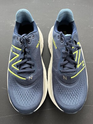 New Balance Fresh Foam X More v4 Men\'s Size 13 Blue White Running Shoes MMORCN4 New Balance Fresh Foam X More V4 Navy Blue (MMORCN4) - Mens  main image 4