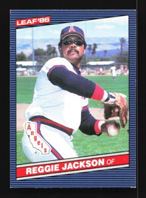 1986 Leaf #173 Reggie Jackson EXMT/EXMT+ 5848