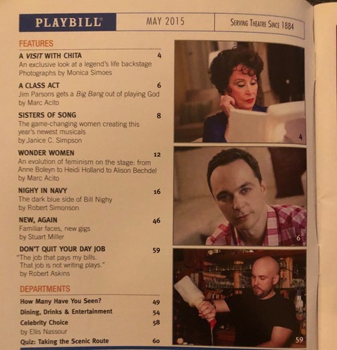 Broadway, Off Broadway & Try-Out Playbill - Picture 540 of 728