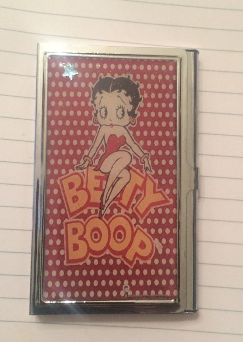 Retro Betty Boop Red Dot Credit Card Case Business Card Holder! | eBay
