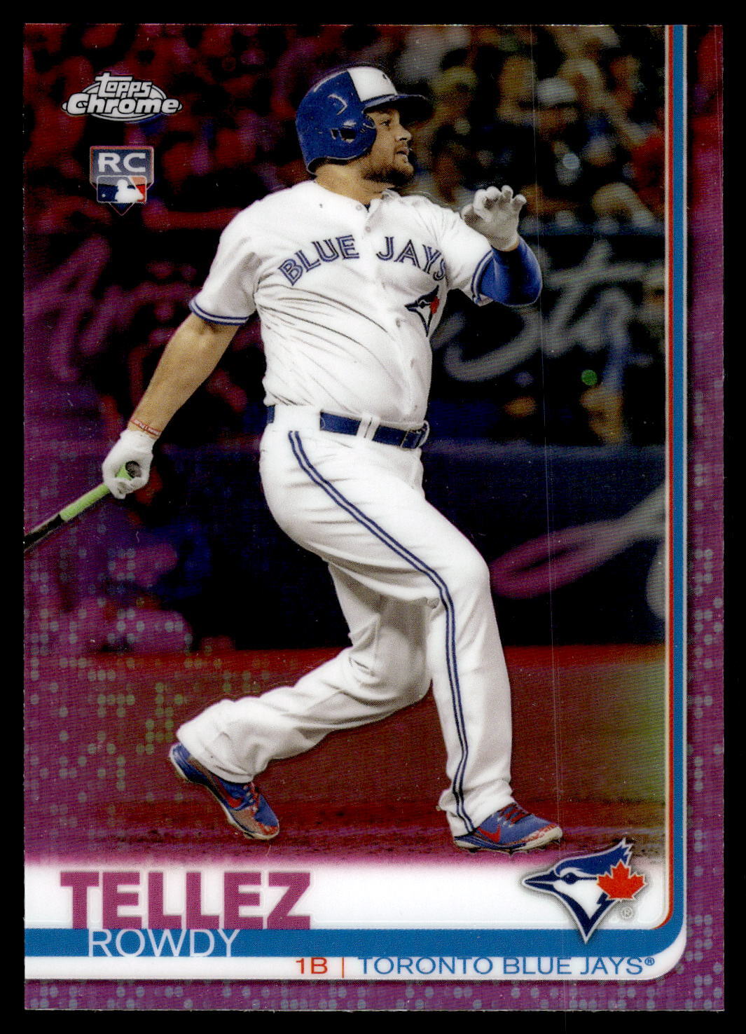 2019 Topps Chrome #2 Rowdy Tellez Pink Refractor