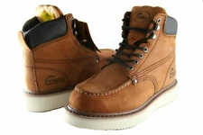Men Cobra Plus Construction Work Boot Genuine Brown C11M Soft Toe Leather New