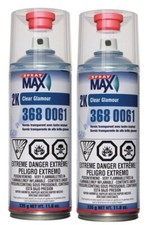 2K Glamour High Gloss Clear Coat, 2 Aerosols , 11.8-oz, USC- 3680061 (2 Cans)