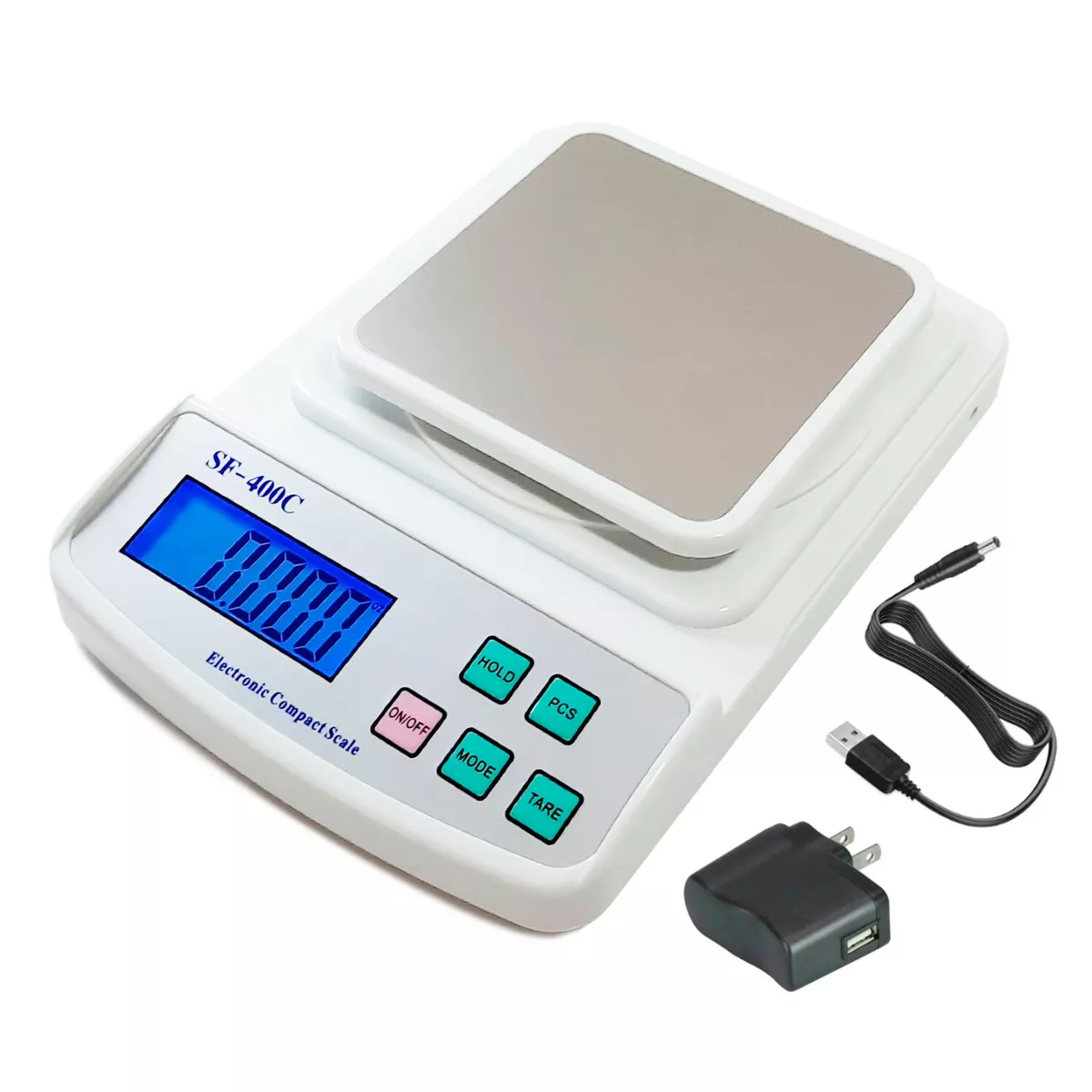 Gram Scale 0.01g Accuracy Digital Balance Electronic Scale Lab Science LCD  USB