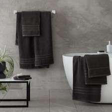 Image of Catherine Lansfield Bathroom Towels Soft and Absorbent Zero Twist Cotton