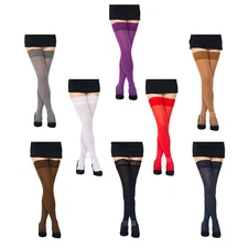 Colourful Opaque 40Denier Microfibre Hold-Ups Stockings by SENTELEGRI,SizesS-XXL