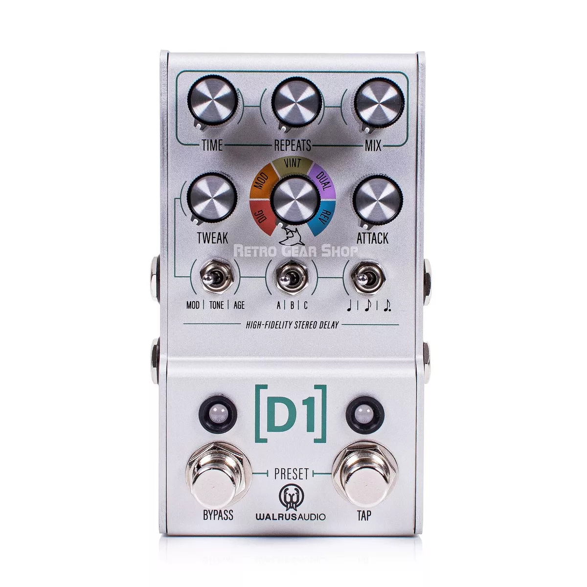 Walrus Audio Mako D1 High-Fidelity Stereo Delay Guitar Effect