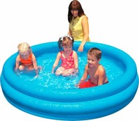 Intex 3-Ring Pool Planschbecken Schwimmbecken 168 X 41 Cm Crystal Blue Bestway
