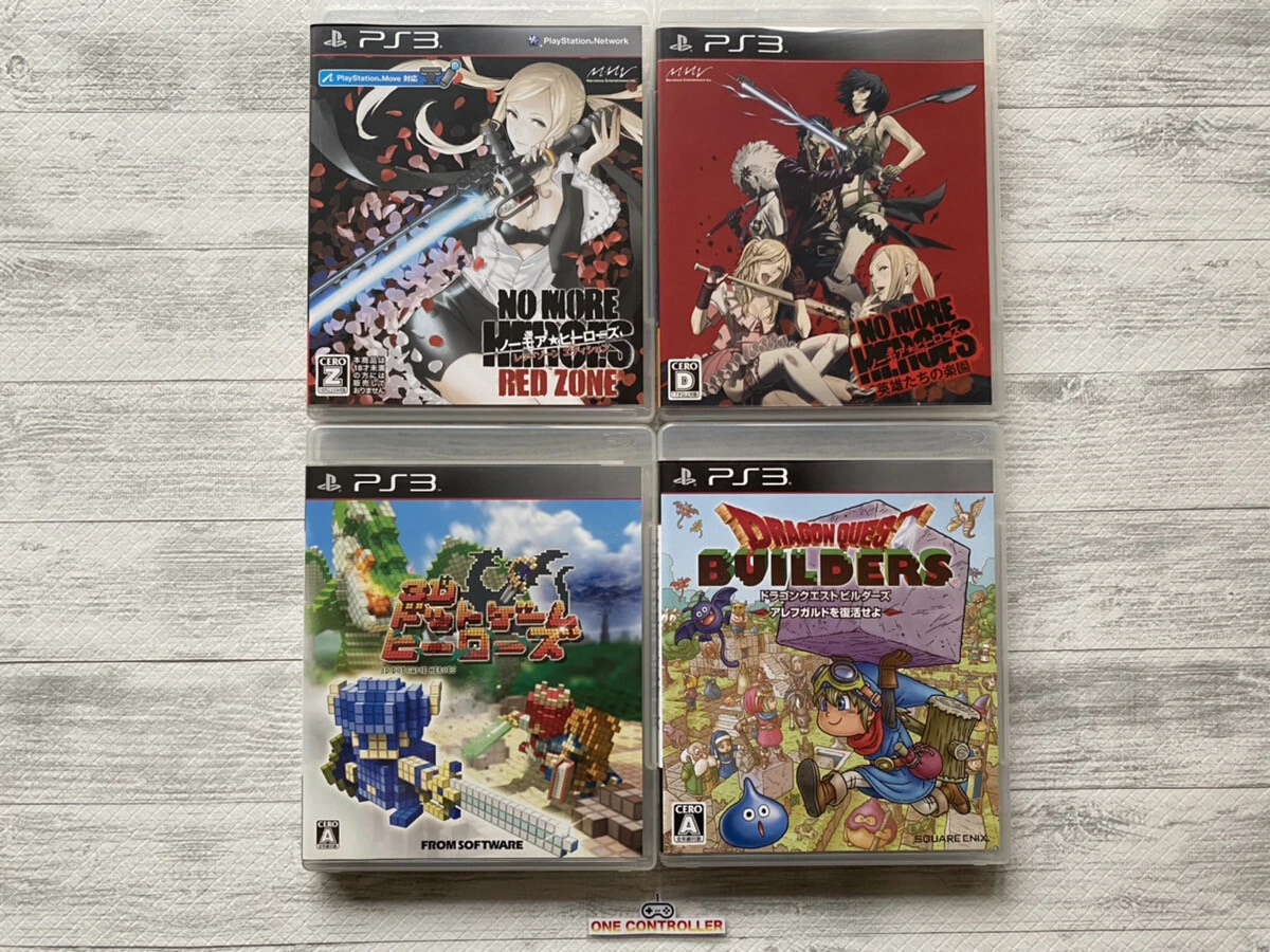 SONY PlayStation 3 PS3 No More Heroes 3D Dot Game Heroes Builders from Japan