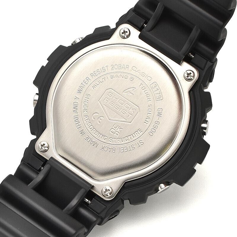 CASIO G-SHOCK GW-6900-1JF Black Tough Solar Atomic Radio Men CASIO G-SHOCK GW-6900-1JF Black Tough Solar Atomic Radio Men