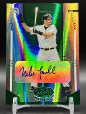 2004 Leaf Cert Matrls Mirror Emerald Mike Lowell Autograph 1/5 NM+ Marlins Auto