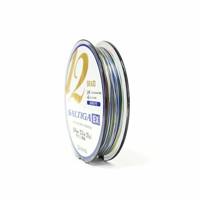Daiwa Saltiga 12 Braid EX UVF+SI Multi Colour 600m / 650yds