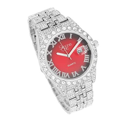 Simone Chic Diamond Watch for Women's w/Roman Numerals, Date and