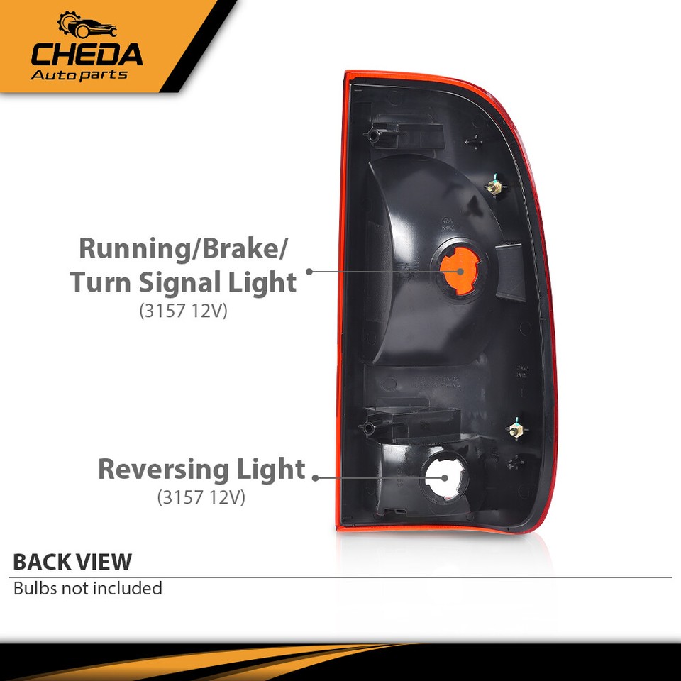 1997-2003 F-150 Tail Light Set Complete Tail Light Set For 1997-2007 Ford F- 150/F-250 Super Duty - Left & Right Pair 2005 F250 Tail Lights - Foto 6