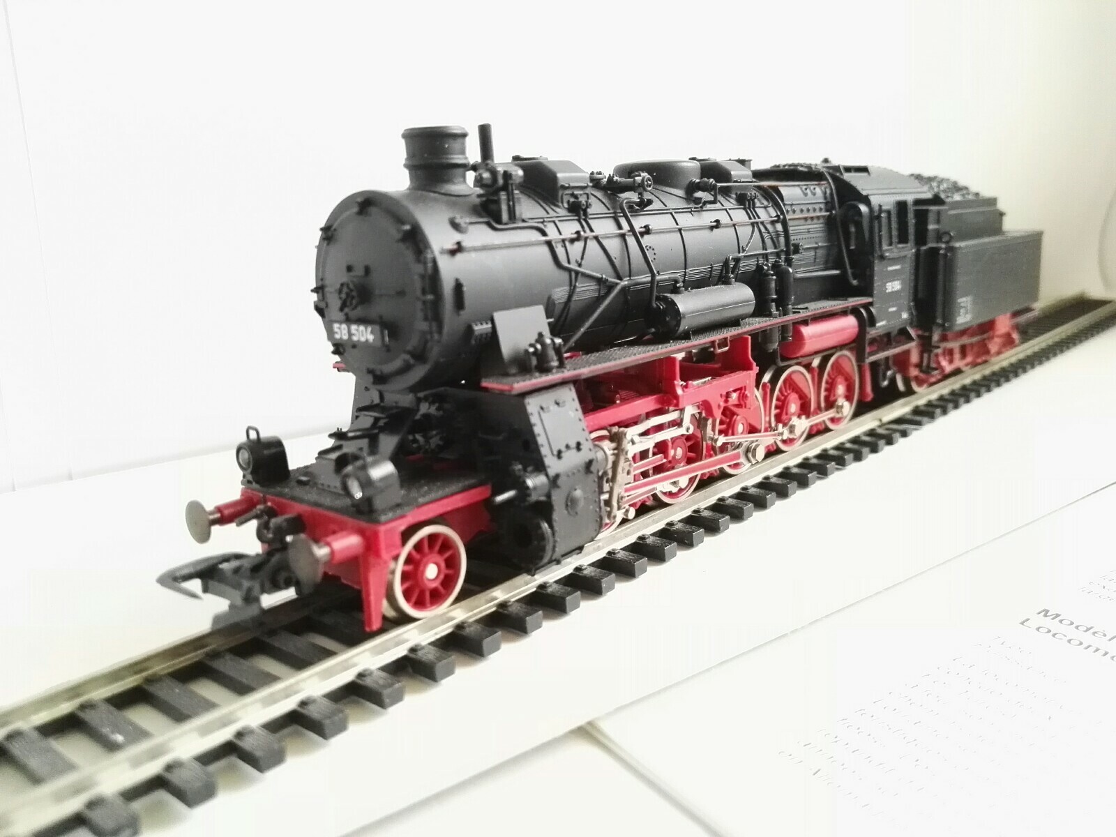 roco h0 máquina de vapor br 58 504 Dr schlepptender, rico ferroCocheril schnellzuglok impecables roco h0 máquina de vapor br 58 504 Dr schlepptender, rico ferroCocheril schnellzuglok impecables