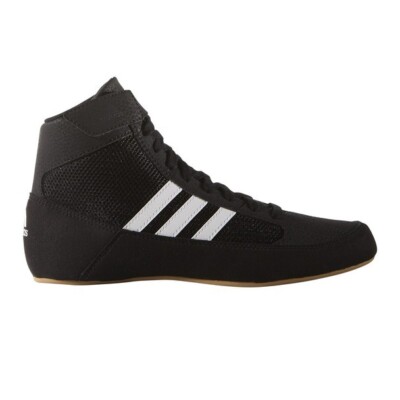 Adidas HVC Wrestling Shoes, AQ3325, Black, Size 8