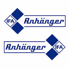 2x IFA Anhänger Aufkleber Autoaufkleber HP 300 HP 500 Tracktor