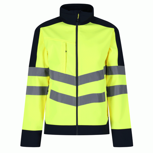 Hi-Vis Softshell Jacket - Yellow 