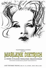 MARLENE DIETRICH Movie POSTER 27x40 Marlene Dietrich