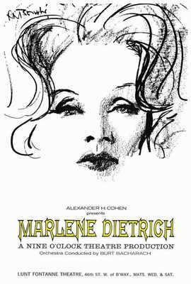MARLENE DIETRICH Movie POSTER 27x40 Marlene Dietrich