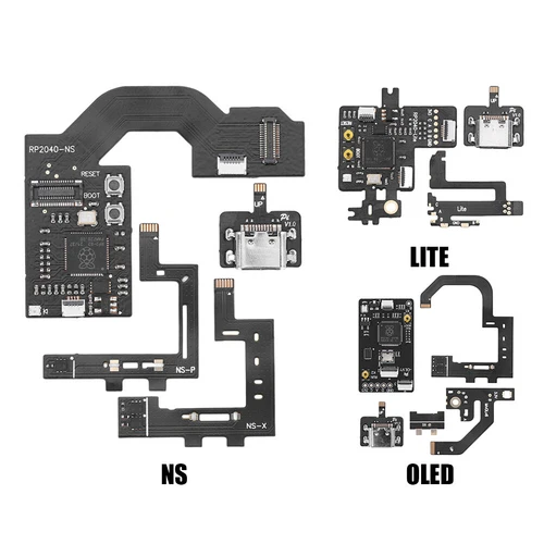 Spielkonsolen-Kabel-Kit RP2040 NS Chip für Nintendo Switch NS/Lite/OLED DE