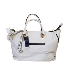 Wilson’s Leather Taupe Khaki Putty Genuine Leather Tote Bag Handbag Nwt Rare