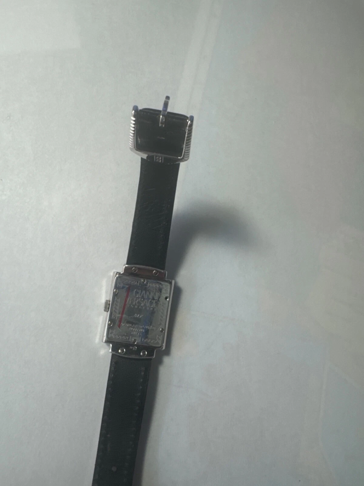 Orologio donna GIANNI VERSACE SIGNATURE placcato oro G20 del 1997 nero e argento