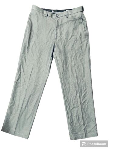 Haggar Men's Dress Pant Dark Grey 34x30. Straight… - image 1