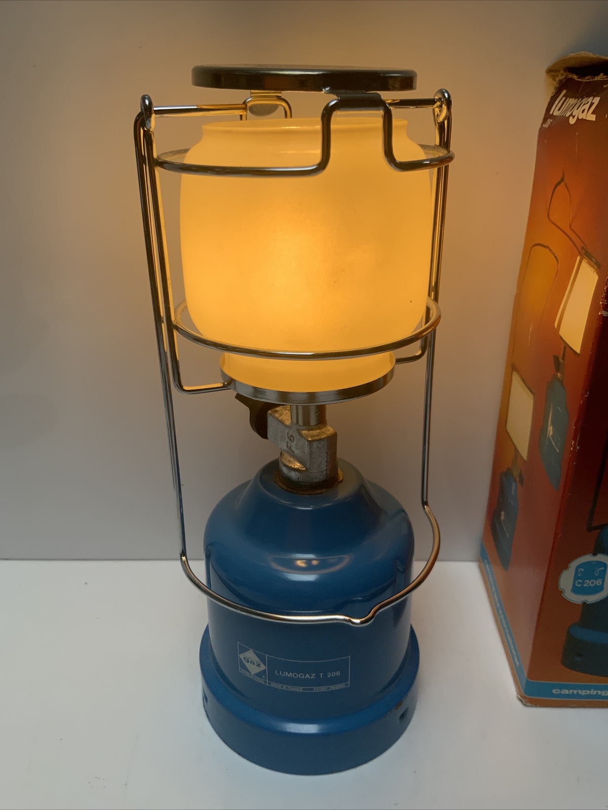 Camping Gaz Lumogaz T 206 Gas Lamp Lantern Camping eBay