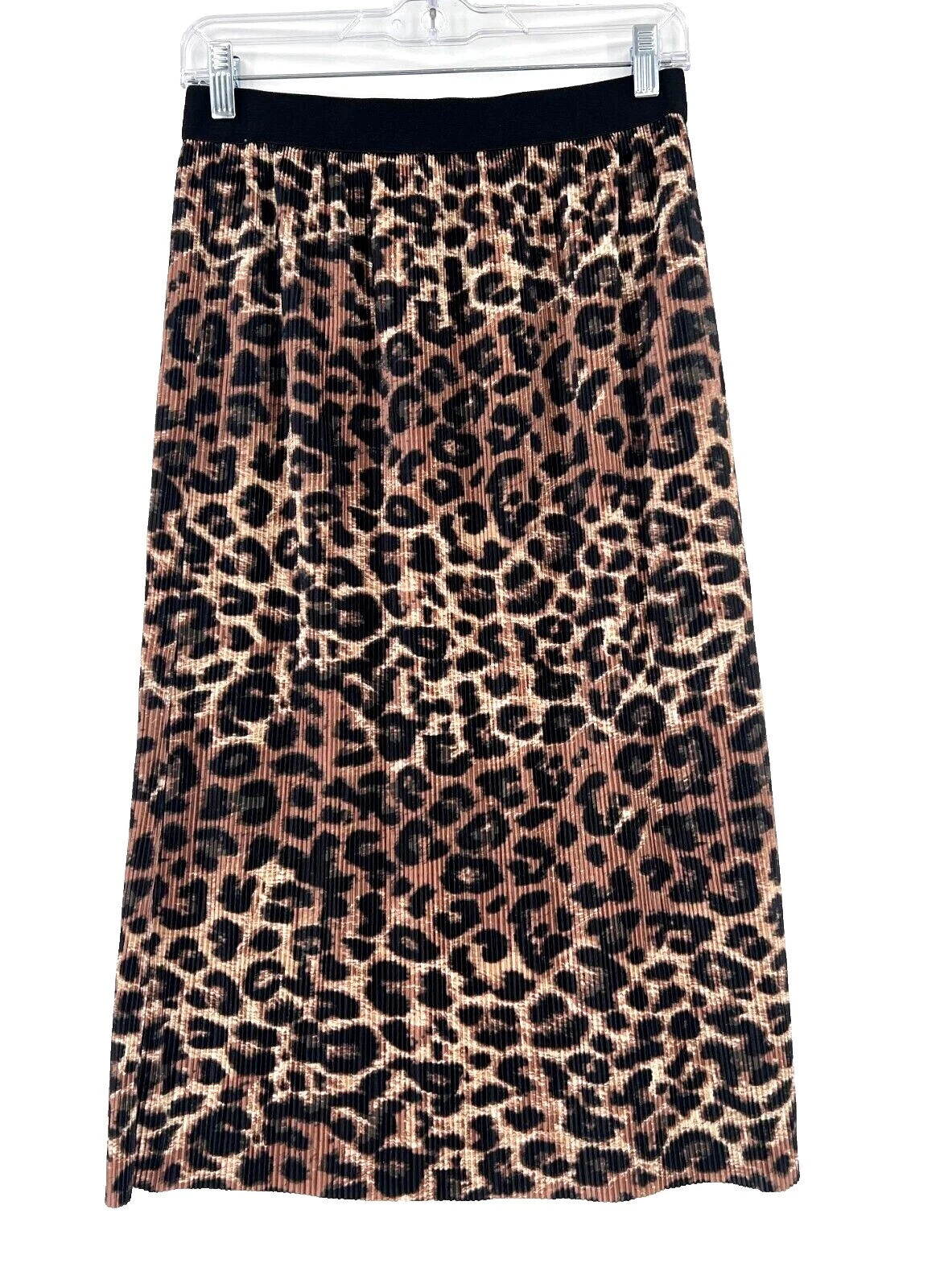 Saias femininas estampa animal de Poliéster